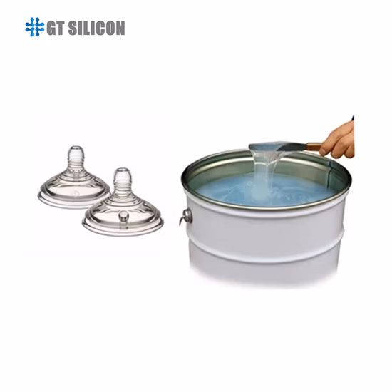 Borracha de silicone líquida de sólidos especiais transparentes de alta qualidade para suprimentos médicos